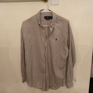 Polo custom fit button down.